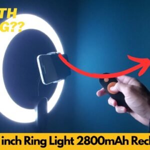 Worth It? Kmasic 12 inch Ring Light 2800mAh Rechargeable, LED Circle Light Cordless with 63in Tripod