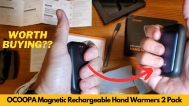 Worth It? OCOOPA Magnetic Rechargeable Hand Warmers 2 Pack, Card Style Electric Hand Warmer 5000mAh