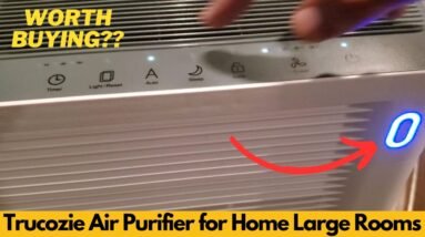 Worth It? Trucozie Air Purifier for Home Large Rooms Up to 1937 Sq Ft in 1 Hr With Dual Air Inlet