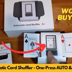 Worth It? KPAW Automatic Card Shuffler - One Press AUTO & Manual Mode, for 1-2 Decks, Low Noise