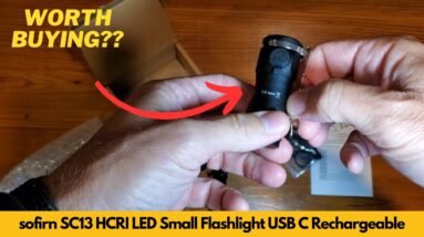 Worth It? sofirn SC13 HCRI LED Small Flashlight USB C Rechargeable, Bright 1100 Lumens