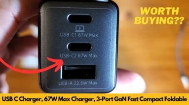 Worth It? wegear USB C Charger, 67W Max Charger, 3 Port GaN Fast Compact Foldable Charger