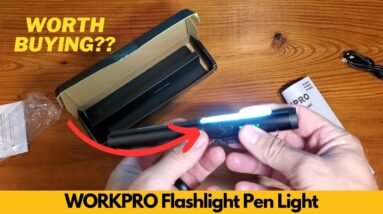 Worth It? WORKPRO Flashlight Pen Light, Rechargeable Penlight with 365 nm UV Black Light