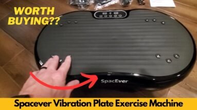 Worth It? Spacever Vibration Plate Exercise Machine Whole Body Workout for Lymphatic Drainage