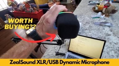 Worth It? ZealSound XLR USB Dynamic Microphone for Gaming Podcast, Mic for iPhone Phone PC Computer