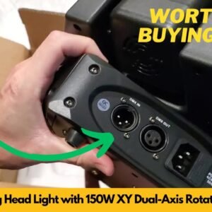 Xelletye Moving Head Light w/ 150W XY Dual Axis Rotating, 9 X 10W RGB LED+3 COB+3 Lights, Worth It?