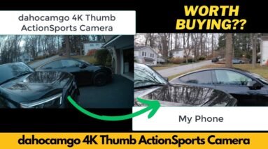 dahocamgo 4K Thumb ActionSports Camera Pocket Wearable Body Camera Helmet Camera - Worth Buying?