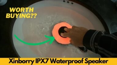 Xinborry IPX7 Waterproof Speaker with Dynamic LED Light, Bluetooth Shower Speaker - Worth It?