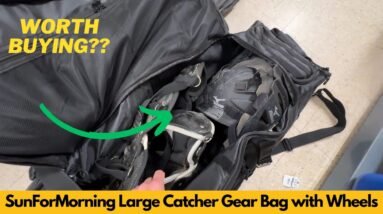 SunForMorning Large Catcher Gear Bag with Wheels Rolling Baseball Bag Tactical Style - Worth Buying?