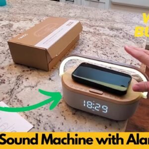 YIIMOO Sound Machine with Alarm Clock for Bedroom - 10W Raised Wireless Charger | Worth Buying?