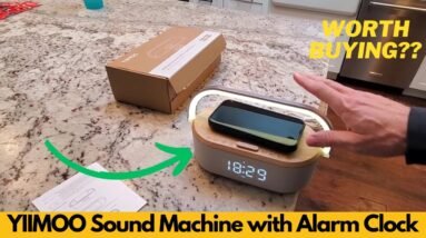 YIIMOO Sound Machine with Alarm Clock for Bedroom - 10W Raised Wireless Charger | Worth Buying?