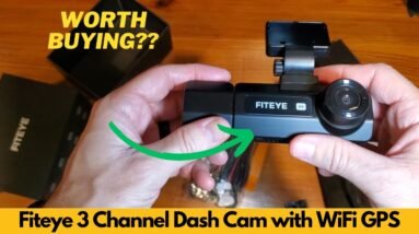 Fiteye 3 Channel Dash Cam with WiFi GPS, 4K+2K Front and Inside, 2K+1080P+1080P - Worth Buying?