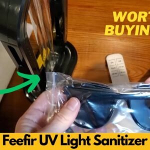 Feefir UV Light Sanitizer, UVC Home Disinfection Device 4 Speed Timing and Remote | Worth Buying?