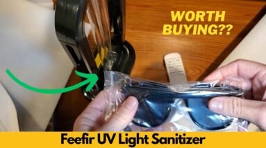 Feefir UV Light Sanitizer, UVC Home Disinfection Device 4 Speed Timing and Remote | Worth Buying?