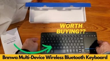 Bnnwa Multi Device Wireless Bluetooth Keyboard with Touchpad Wireless TV Keyboard | Worth Buying?