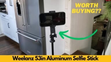 Weelanz 53in Aluminum Selfie Stick Phone Tripod with Remote, 4 Legged Stand - Worth Buying?