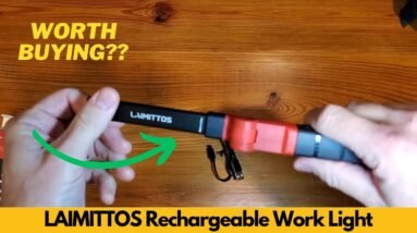 LAIMITTOS Rechargeable Work Light 2200mAh Magnetic LED Work Light Foldable Flashlight - Worth It?