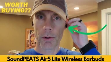 SoundPEATS Air5 Lite Wireless Earbuds with Hi Res Audio, Bluetooth 5.4 Semi in Ear - Worth It?