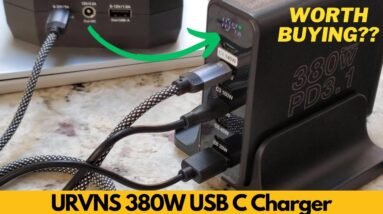 URVNS 380W USB C Charger, GaN III 7 Ports PD3.1 140W PPS 45W QC60W Fast Charging Station - Worth It?