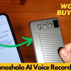 Banoshalo AI Voice Recorder   Record, Transcribe, Charge 3 in 1, Support 107 Languages - Worth It?