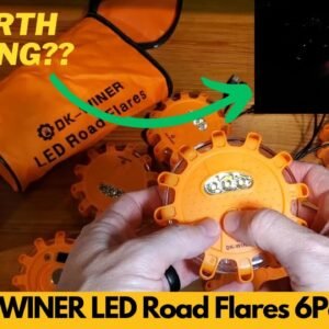 DK WINER LED Road Flares 6Pack Roadside Emergency car kit Emergency Road Flares Kit - Worth Buying?