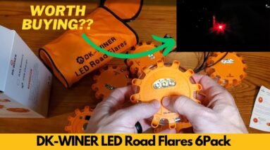 DK WINER LED Road Flares 6Pack Roadside Emergency car kit Emergency Road Flares Kit - Worth Buying?