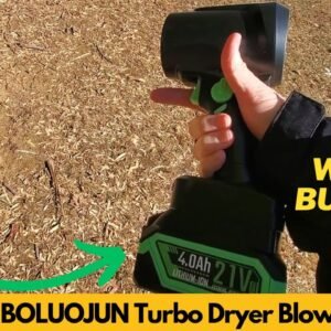 BOOSTER BOLUOJUN Turbo Dryer Blower for Car, Electric Cordless Leaf Blower with Led - Worth Buying?