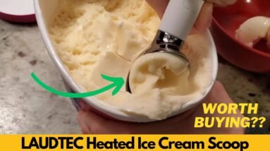 LAUDTEC NEWEST Heated Ice Cream Scoop, Rechargeable Electric Ice Cream Scooper - Worth Buying?