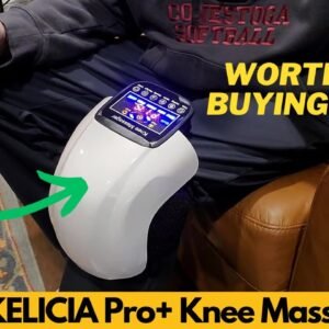 HULKELICIA Pro+ Knee Massager 4 in 1 with Red Light, Heat, Vibration, Cordless | Worth Buying?