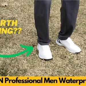 THESTRON Professional Men Waterproof Spikes Golf Shoes Sports Sneakers, Golf Footwear - Worth It?