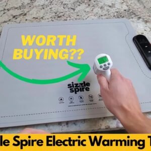 Sizzle Spire Electric Warming Tray, Rollable Silicone Warming Pad for Food with 4 Temps - Worth It?