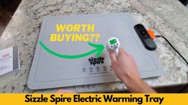 Sizzle Spire Electric Warming Tray, Rollable Silicone Warming Pad for Food with 4 Temps - Worth It?