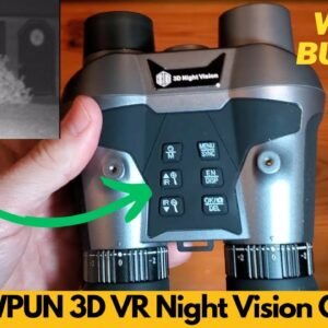 GOWWPUN 3D VR Night Vision Goggles - Rechargeable Head Mounted Binoculars | Worth Buying?