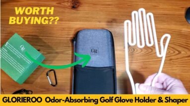 GLORIEROO Active Carbon Fabric Odor   Absorbing Golf Glove Holder Case with Glove Shaper - Worth It?