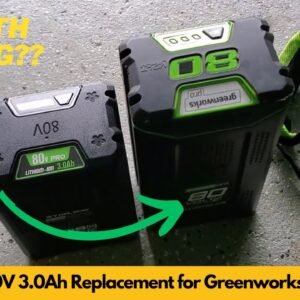 Sydelway 80V 3.0Ah Replacement for Greenworks 80V Battery, fit for Greenworks 80 Volt - Worth It?