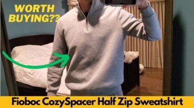 Fioboc CozySpacer Half Zip Sweatshirt - Worth Buying?