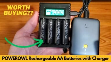 POWEROWL Rechargeable AA Batteries with Charger, 2800mAh High Capacity - Worth Buying?