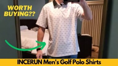 INCERUN Men's Golf Polo Shirts Short Sleeve Print Performance Moisture Wicking Dry Fit - Worth It?