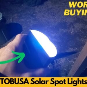 TOBUSA Solar Spot Lights Outdoor Waterproof, RGB Solar Color Changing Lights - Worth Buying?