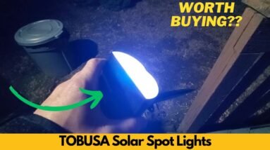 TOBUSA Solar Spot Lights Outdoor Waterproof, RGB Solar Color Changing Lights - Worth Buying?