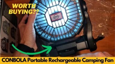CONBOLA Portable Fan Rechargeable, 20400mAh Cordless Battery Powered Fan with LED Lantern, Worth It? 2 CONBOLA Portable Fan Rechargeable, 20400mAh Cordless Battery Powered Fan with LED Lantern, Worth It?