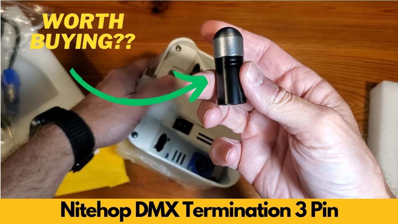 Nitehop DMX Termination 3 Pin XLR Stage Lighting Accessories, 120Ohm ...