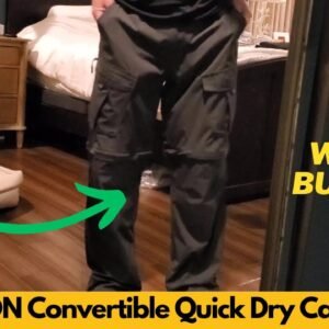 IGOLUMON Mens Hiking Pants Convertible Quick Dry Cargo Pants Water Resistant Lightweight - Worth It?