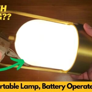 Tubicen Portable Lamp, Battery Operated Cordless Outdoor Table Lamps Rechargeable - Worth Buying?
