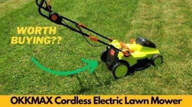 OKKMAX Cordless Electric Lawn Mower with 2.40V 4.0Ah Batteries & 30 Minute Charger - Worth Buying? 4 OKKMAX Cordless Electric Lawn Mower with 2.40V 4.0Ah Batteries & 30 Minute Charger - Worth Buying?