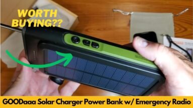 GOODaaa Solar Charger Power Bank 45800mAh Built in 2 Cables Two USB Ports Wireless - Worth Buying? 2 GOODaaa Solar Charger Power Bank 45800mAh Built in 2 Cables Two USB Ports Wireless - Worth Buying?