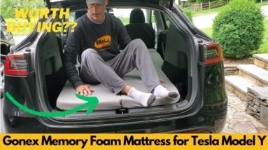 Gonex Memory Foam Mattress for Tesla Model Y 3, 2.6inch High Density Soft Camping, Worth Buying?
