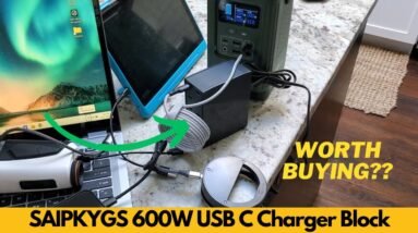 SAIPKYGS 600W USB C Charger Block, 12 Port Fast Charging Station with Dual PD 100W - Worth Buying?