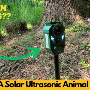 XMUNIHA Solar Ultrasonic Animal Repellent Outdoor, Cat Repellent for Yard Garden - Worth Buying?