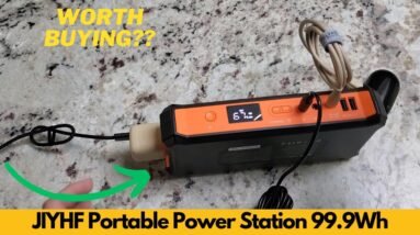 JIYHF Portable Power Station 99.9Wh - Mini Generator Portable Battery Pack with AC Outlet, Worth It?